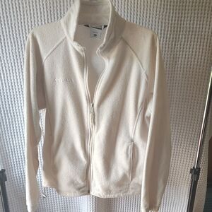 Columbia White Ski Snow Jacket Full Zip